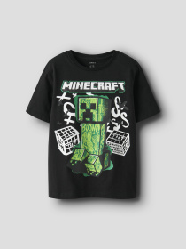 Футболки і поло Name it MINECRAFT SS NREG TOP модель 13252214_Black Фото