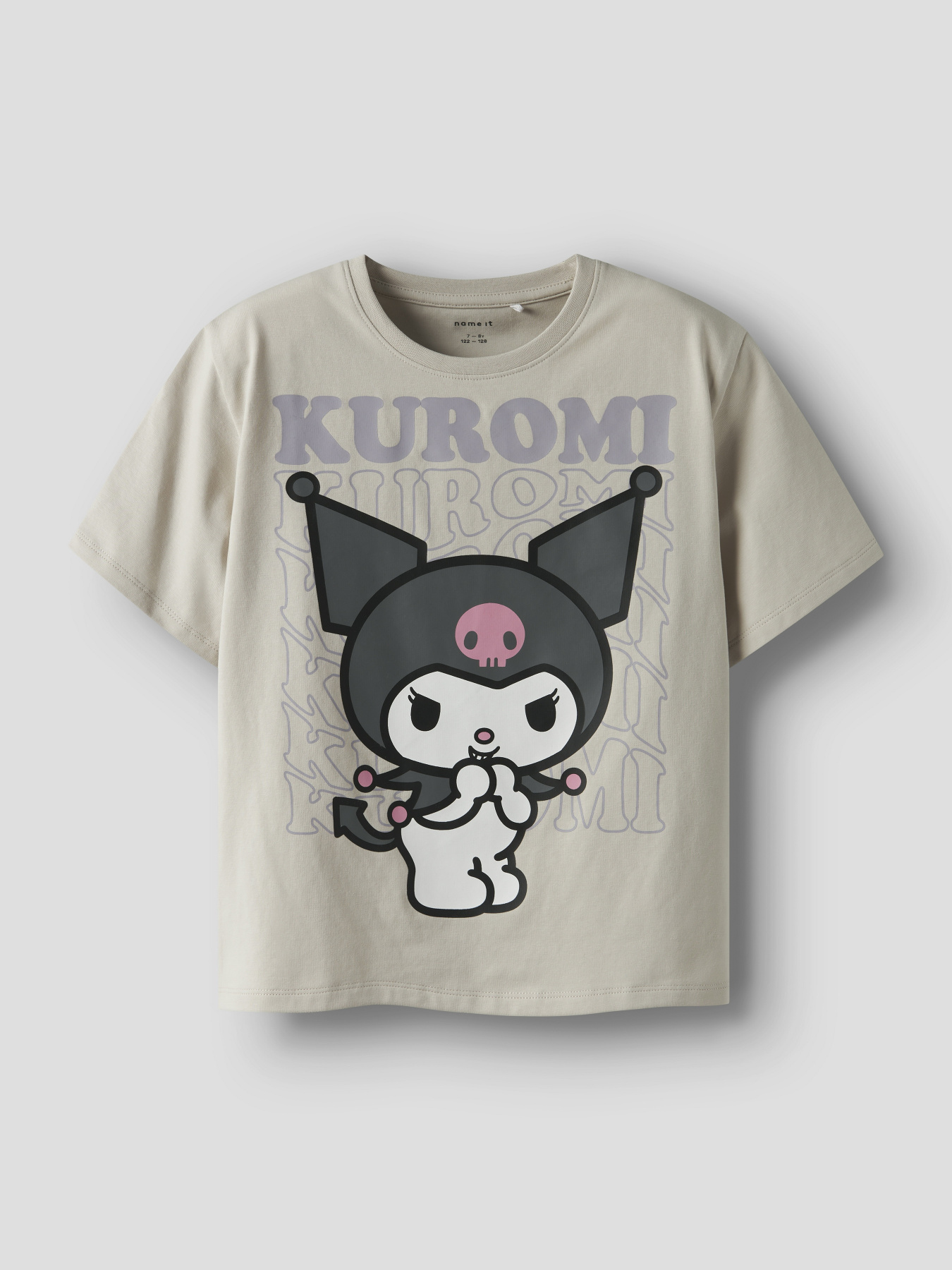 Футболки і поло Name it DYKRA KUROMI SS NREG TOP модель 13252831_Pumice Stone Футболки і поло Name it DYKRA KUROMI SS NREG TOP модель 13252831_Pumice Stone Фото