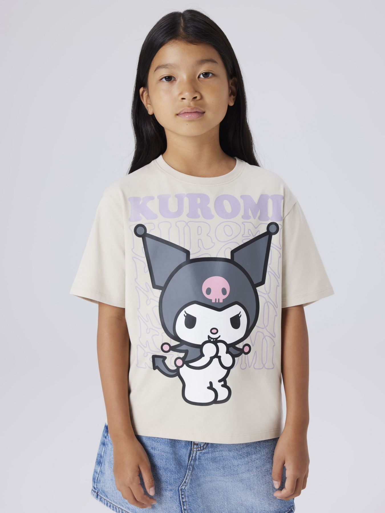 Футболки і поло Name it DYKRA KUROMI SS NREG TOP модель 13252831_Pumice Stone Футболки і поло Name it DYKRA KUROMI SS NREG TOP модель 13252831_Pumice Stone Фото