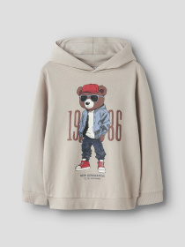 Худі та світшоти Name it DOBS NREG SWEAT модель 13253989_Chateau Gray Фото