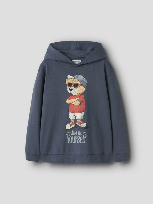 Худі та світшоти Name it DOBS NREG SWEAT модель 13253989_Vintage Indigo Фото