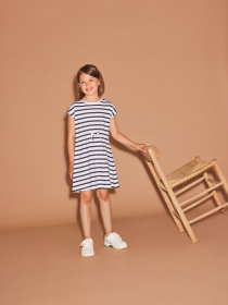 Сукні Name it MIE SS DRESS модель 13218694_Dark Sapphire Y/D STRIPES Фото