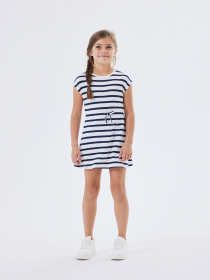 Сукні Name it MIE SS DRESS модель 13218694_Dark Sapphire Y/D STRIPES Фото