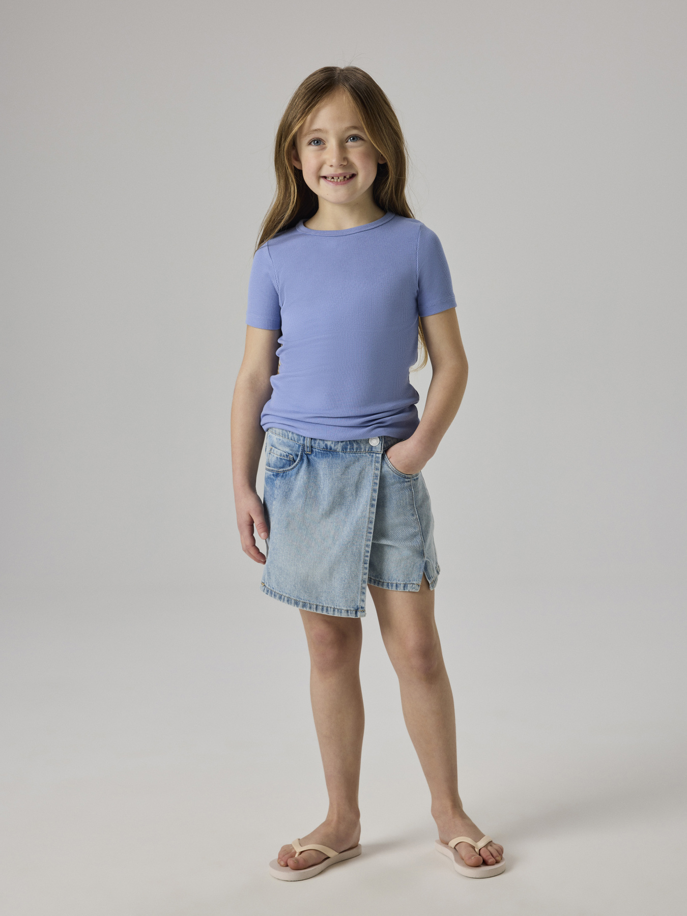 Спідниці Name it ALMA DNM SKORT модель 13252295_Medium Blue Denim Фото