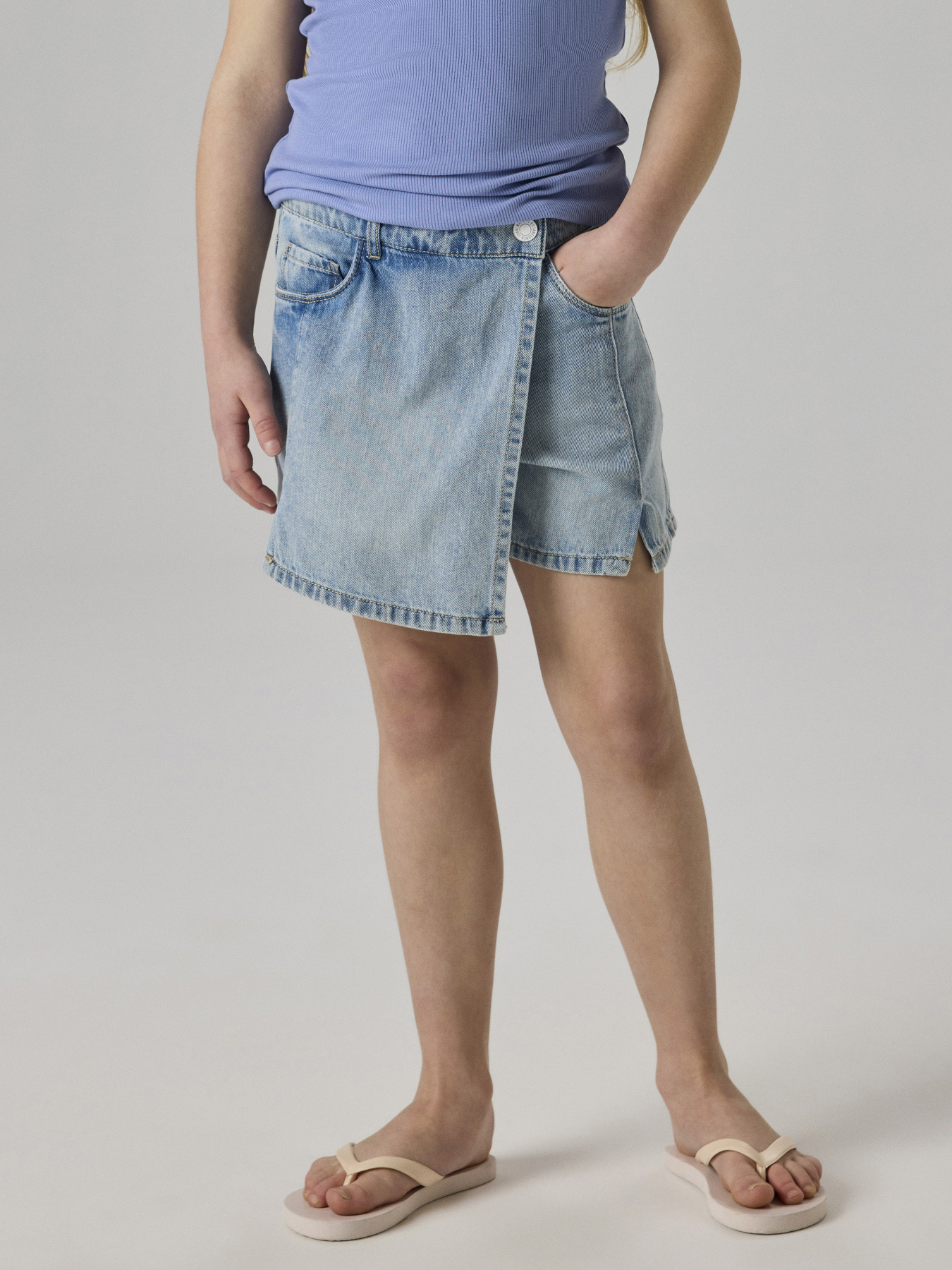 Спідниці Name it ALMA DNM SKORT модель 13252295_Medium Blue Denim Фото