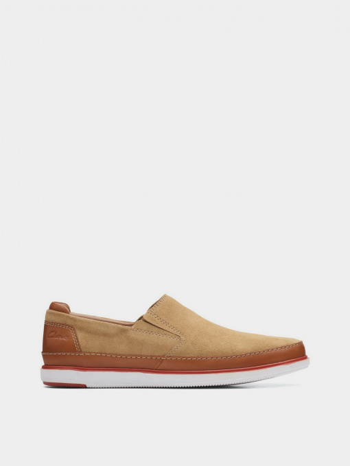Слипоны и мокасины Clarks Bratton Step модель 26159694 Фото