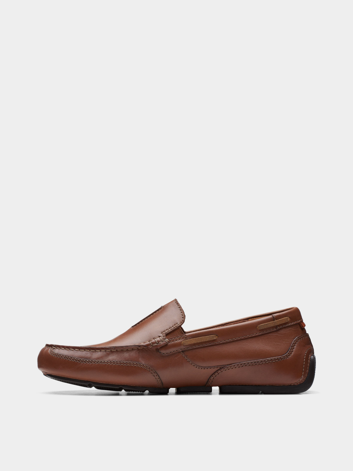 Сліпони та мокасини Clarks Markman Seam Tan Leather модель 26171568 Фото
