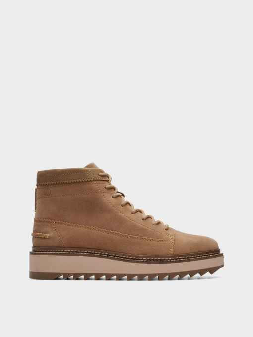 Черевики та чоботи Clarks Clarkhill Hi Light Tan Suede модель 26173447 Фото