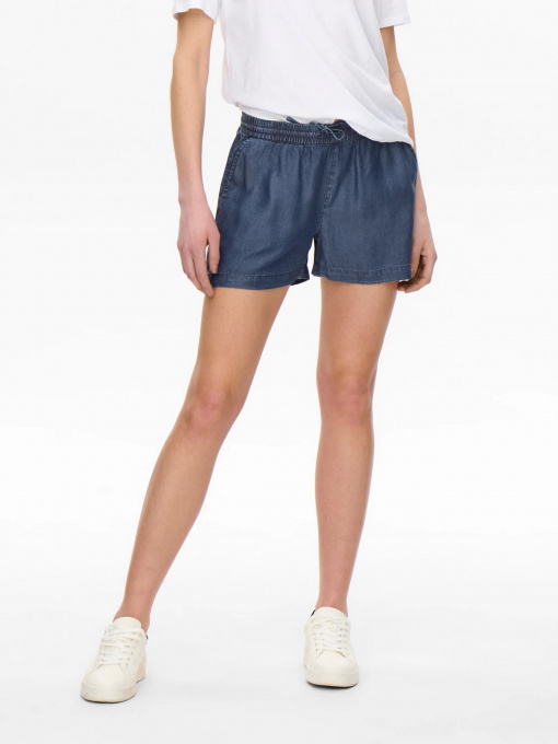 Шорти Only модель 15226321_Dark Blue Denim Фото