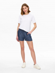 Шорти Only модель 15226321_Dark Blue Denim Фото