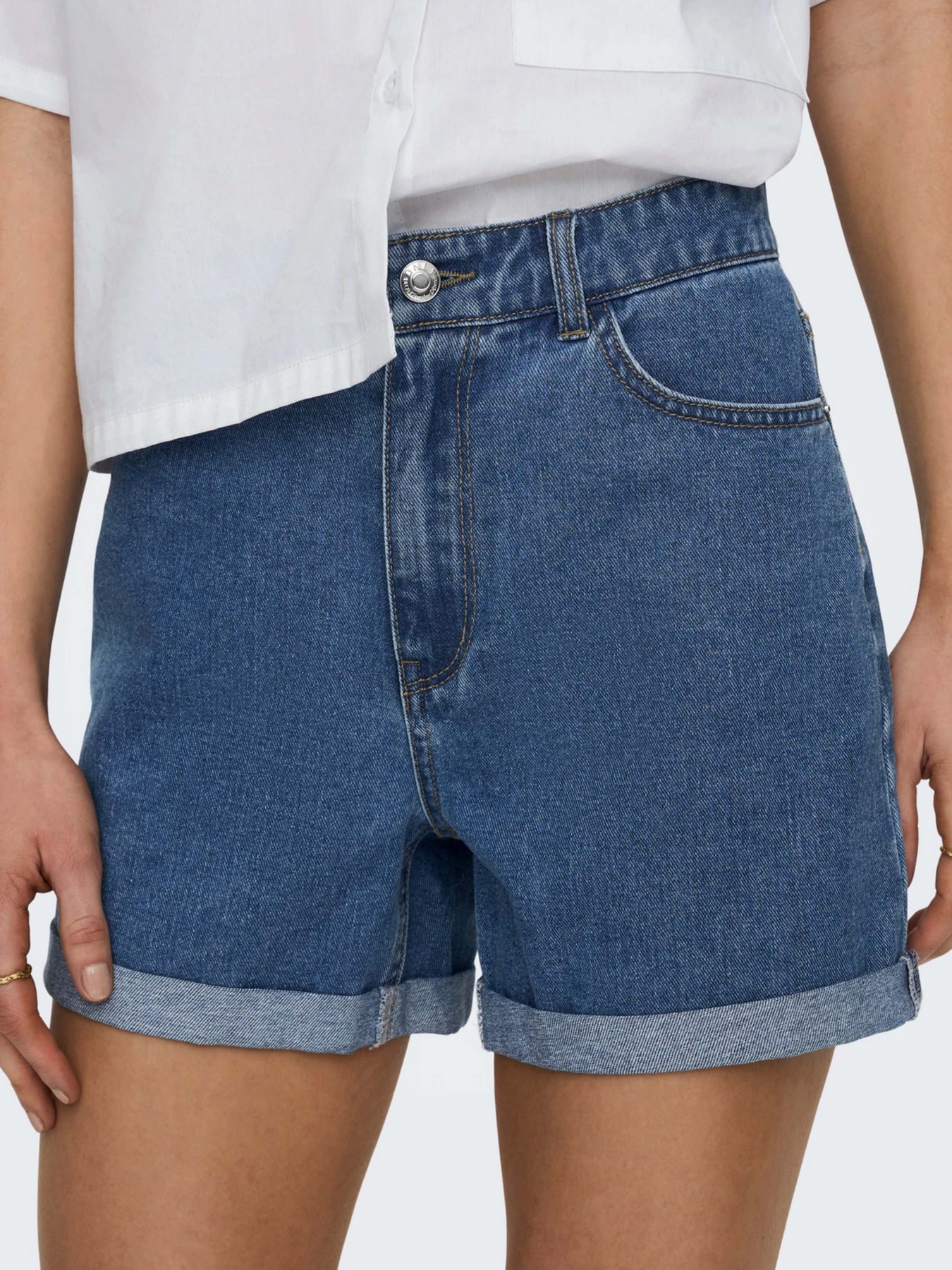 Шорти Only модель 15230571_Medium Blue Denim Шорти Only модель 15230571_Medium Blue Denim Фото