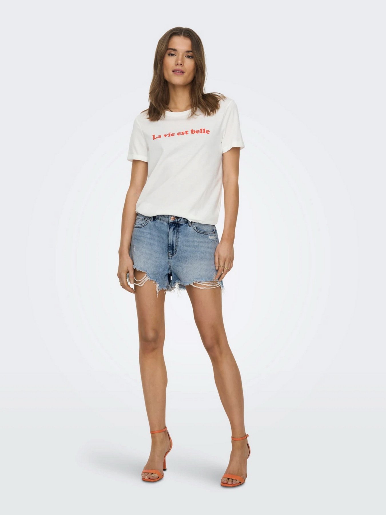 Шорти Only модель 15256232_Light Blue Denim Фото