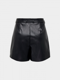 Шорти Only HEIDI FAUX LEATHER SHORTS модель 15275421_Black Фото