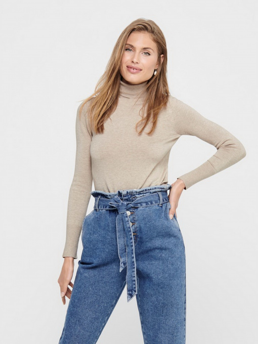 Светри та кардигани Only VENICE LIFE LS ROLL PULLOVER модель 15183772_Whitecap Gray Фото