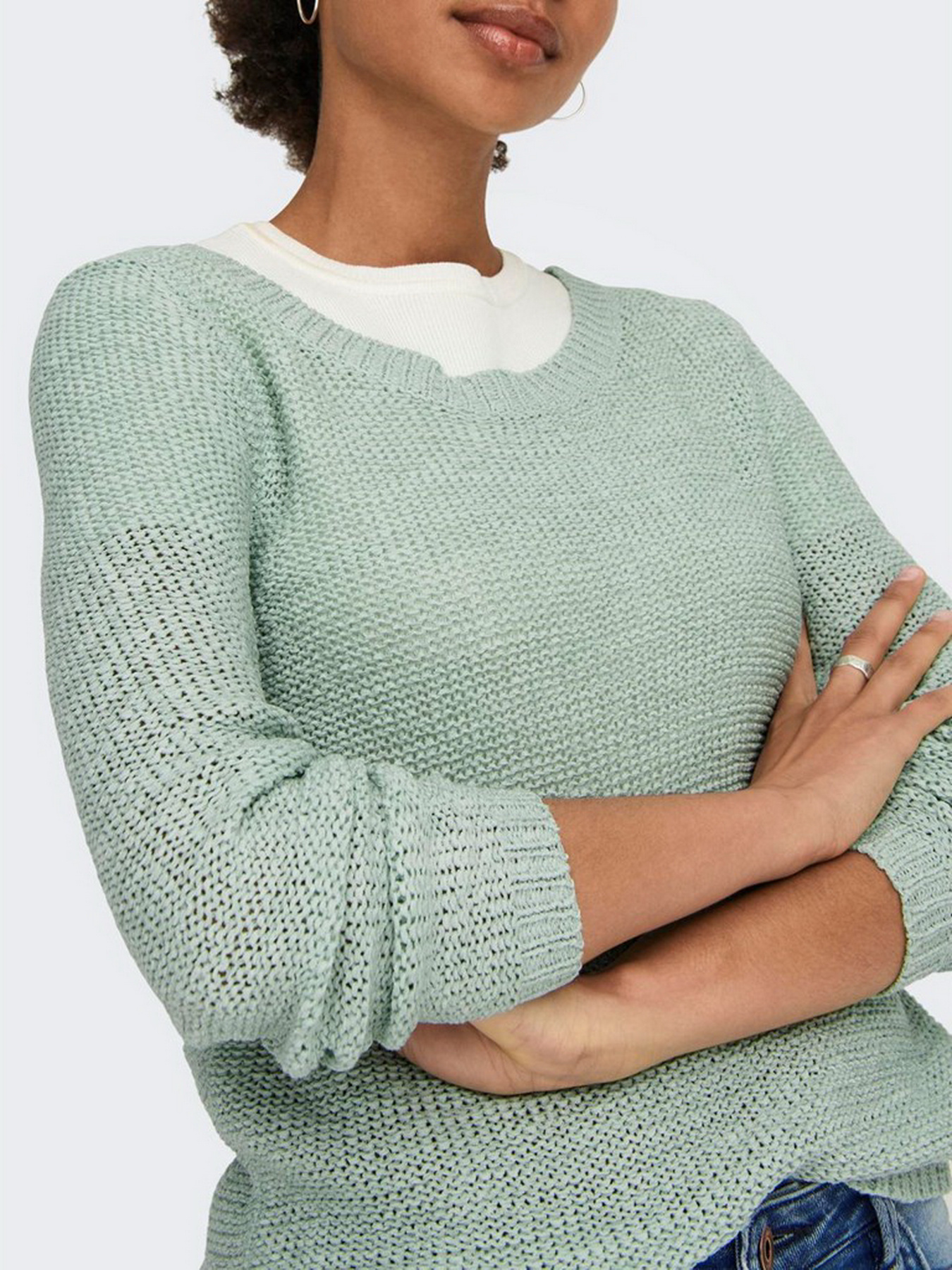 Свитры и кардиганы Only модель 15113356_Harbor Gray Фото
