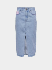 Юбки Only модель 15330818_Light Blue Denim PINK Фото