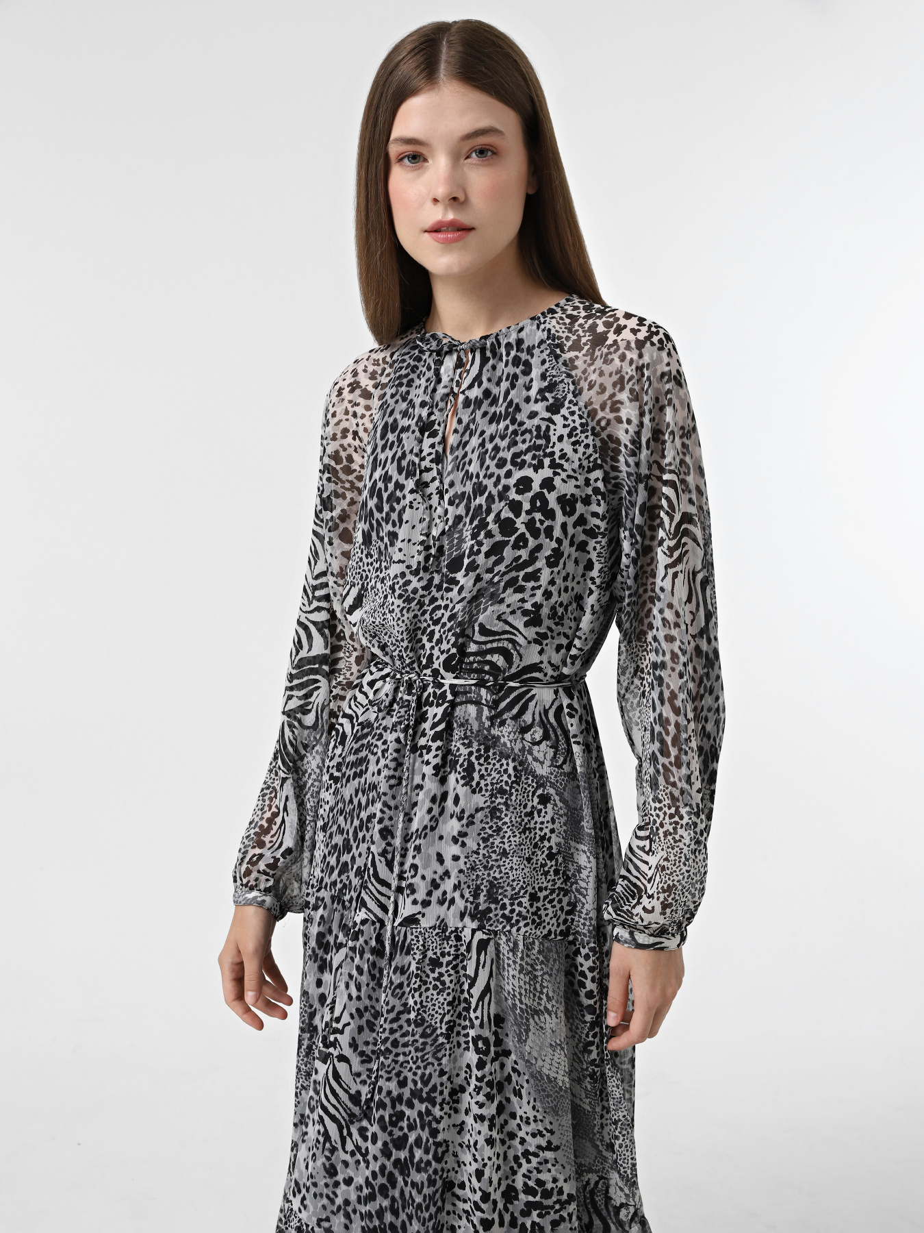 Сукні Only модель 15329223_Gray Violet Ranch animal Фото