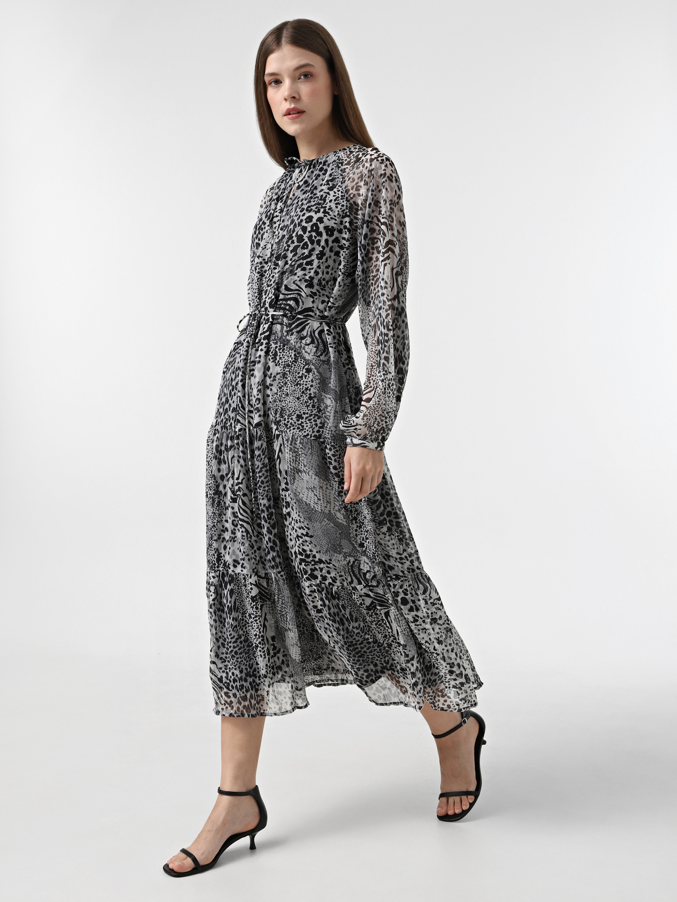 Сукні Only модель 15329223_Gray Violet Ranch animal Фото