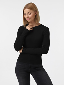 Худи и свитшоты Only RILEY O-NECK L/S TOP модель 15323159_Black Фото