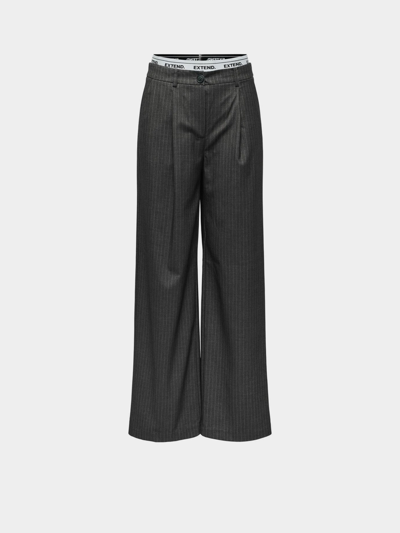 Штани Only модель 15328178_Dark Grey Melange WHITE PI Фото