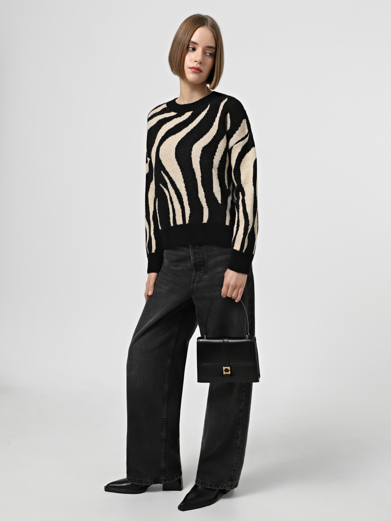 Светри та кардигани Only модель 15328215_Black Humus Светри та кардигани Only модель 15328215_Black Humus Фото