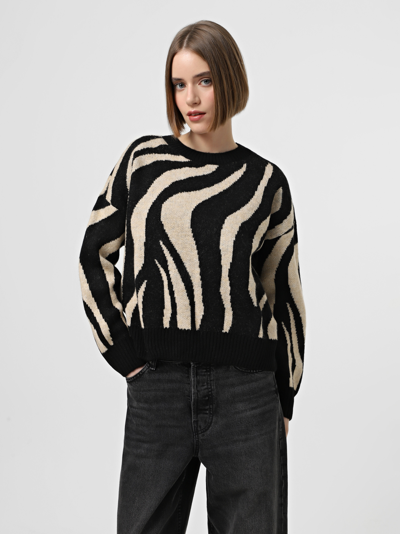 Светри та кардигани Only модель 15328215_Black Humus Светри та кардигани Only модель 15328215_Black Humus Фото
