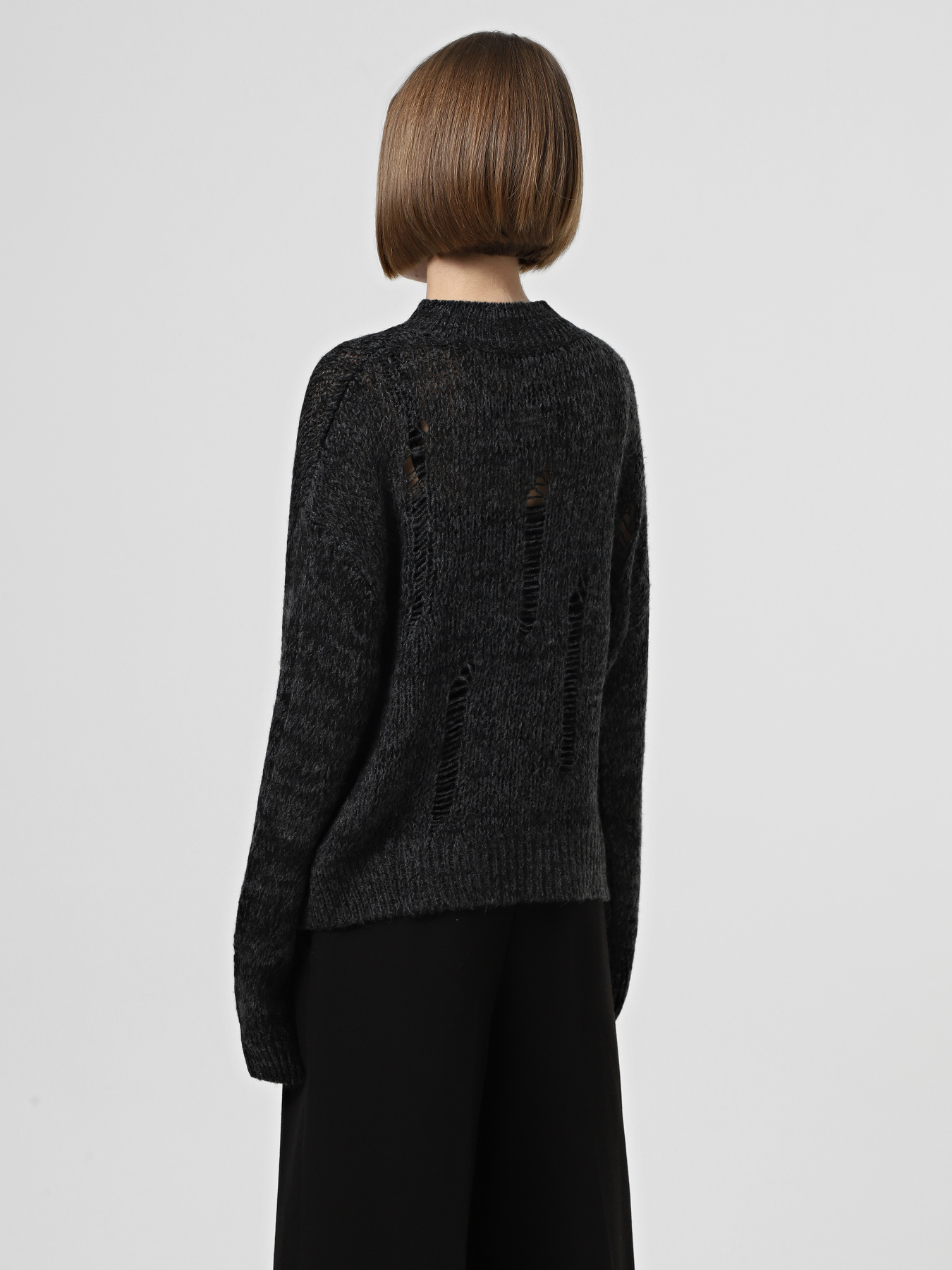 Свитры и кардиганы Only модель 15328220_Black Dark Gray Twist Свитры и кардиганы Only модель 15328220_Black Dark Gray Twist Фото
