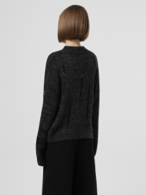 Свитры и кардиганы Only модель 15328220_Black Dark Gray Twist Фото