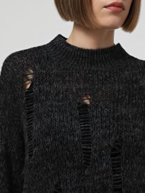 Свитры и кардиганы Only модель 15328220_Black Dark Gray Twist Фото