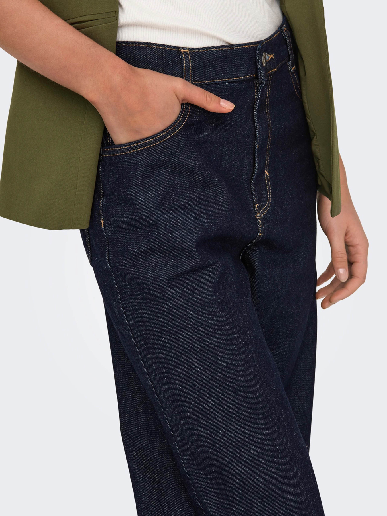 Джинсы Only модель 15347095_Dark Blue Denim RINSE Фото