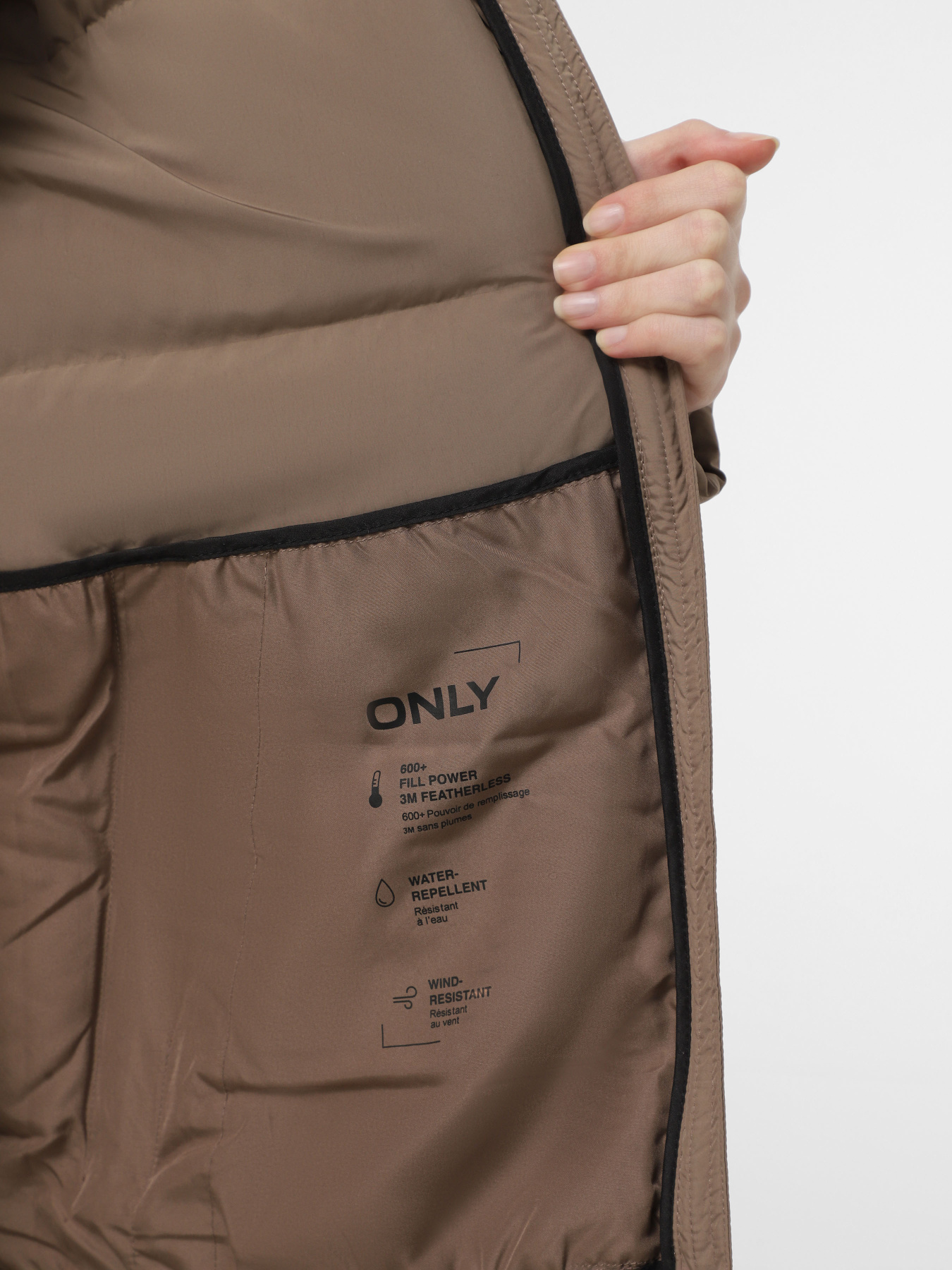 Куртки и дубленки Only модель 15326655_Walnut Куртки и дубленки Only модель 15326655_Walnut Фото