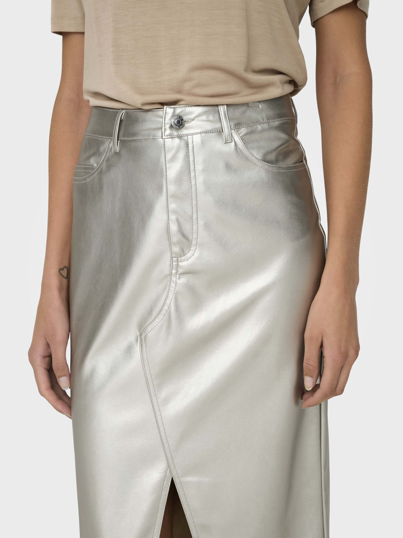 Юбки Only модель 15328037_Silver Юбки Only модель 15328037_Silver Фото