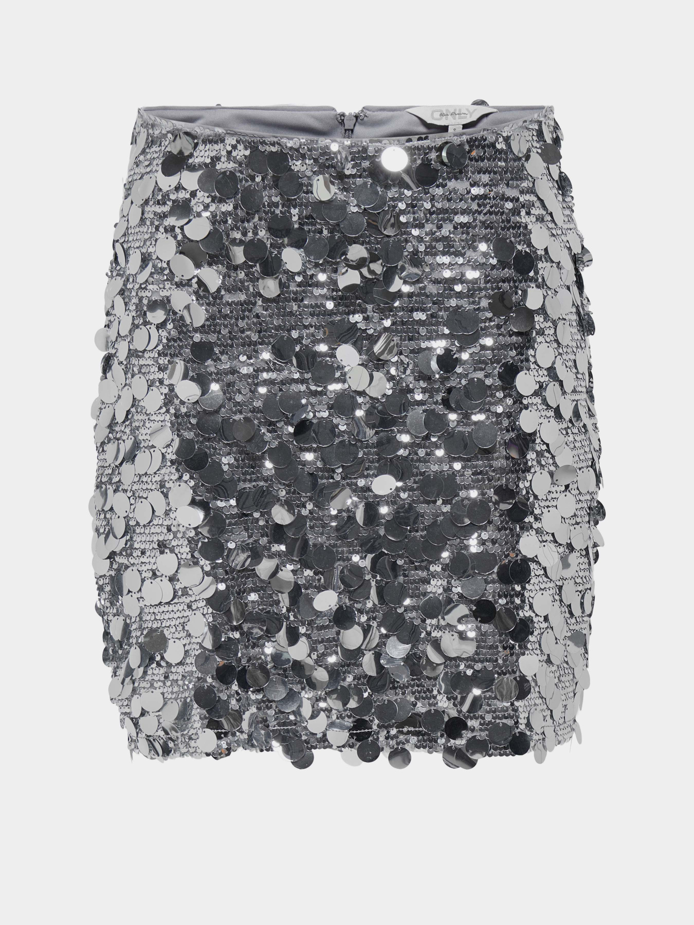 Юбки Only модель 15336231_Silver W SILVER SEQUINS Фото