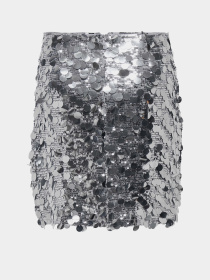 Юбки Only модель 15336231_Silver W SILVER SEQUINS Фото