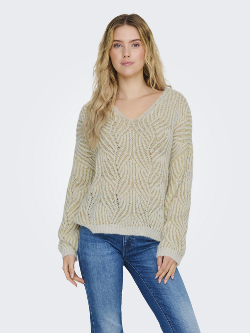 Светри та кардигани Only модель 15334862_Cloud Dancer Soft Chambray Фото