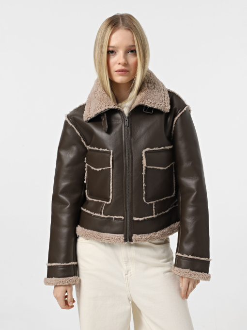 Куртки та дублянки Only модель 15325920_Walnut Simply Taupe Фото
