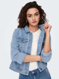 Куртки и дубленки Only модель 15243147_Light Blue Denim Фото