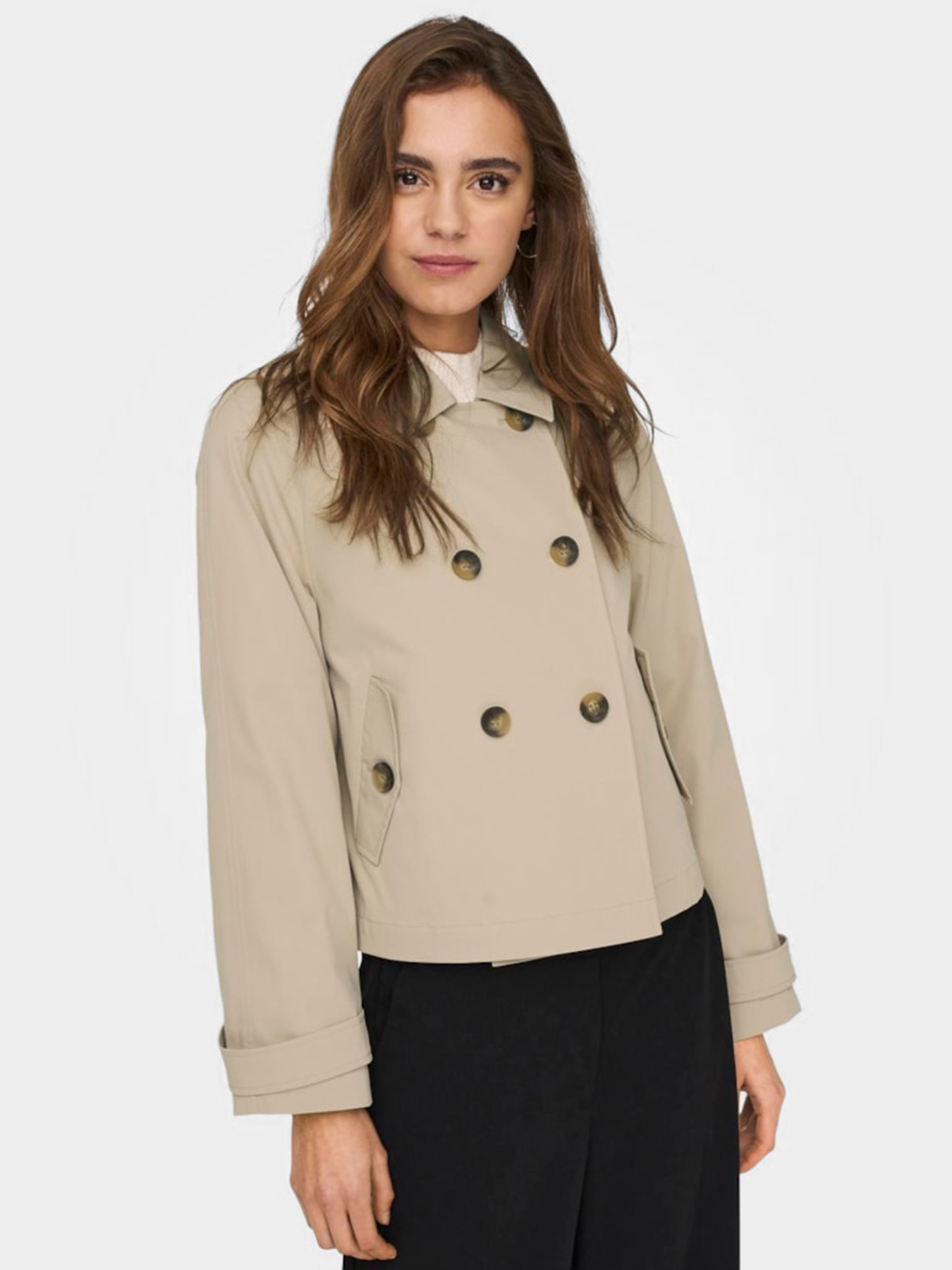 Пальта та плащі Only модель 15274982_Oxford Tan Пальта та плащі Only модель 15274982_Oxford Tan Фото