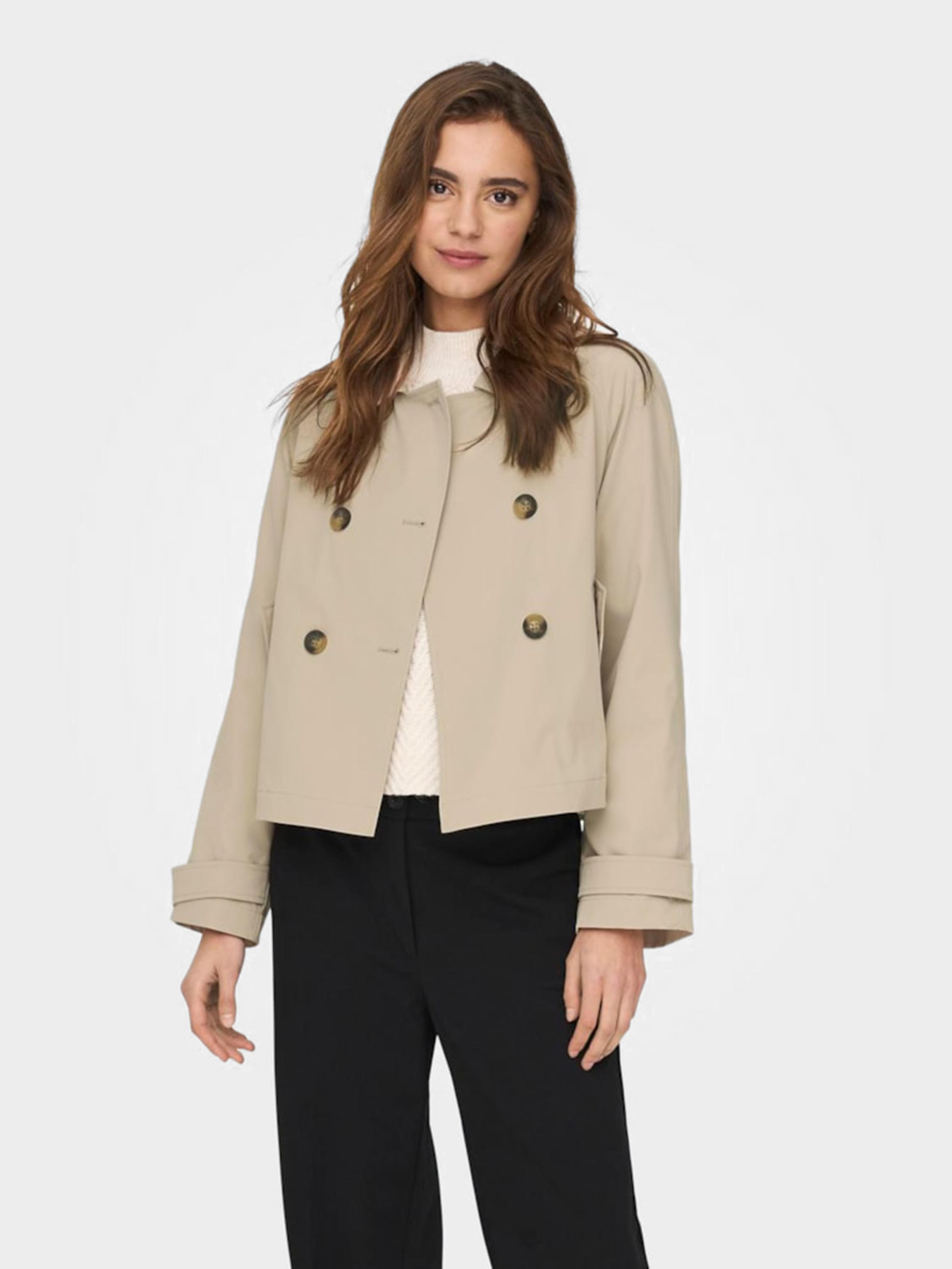 Пальта та плащі Only модель 15274982_Oxford Tan Пальта та плащі Only модель 15274982_Oxford Tan Фото