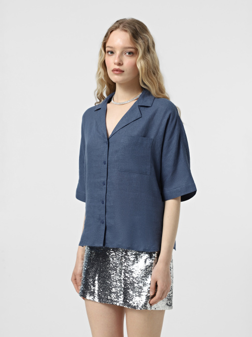 Сорочки Only модель 15314215_Vintage Indigo Фото