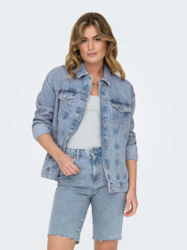 Куртки и дубленки Only модель 15290378_Light Blue Denim Фото