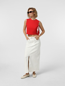 Футболки і поло Only модель 15343461_True Red Bright white/stri Фото