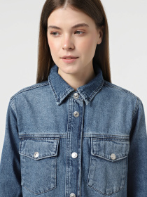 Сорочки Only модель 15337158_Medium Blue Denim Фото