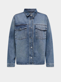 Сорочки Only модель 15337158_Medium Blue Denim Фото