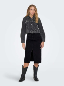 Спідниці Only модель 15319268_Washed Black Фото