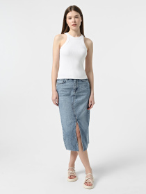 Спідниці Only модель 15337859_Light Blue Denim Фото