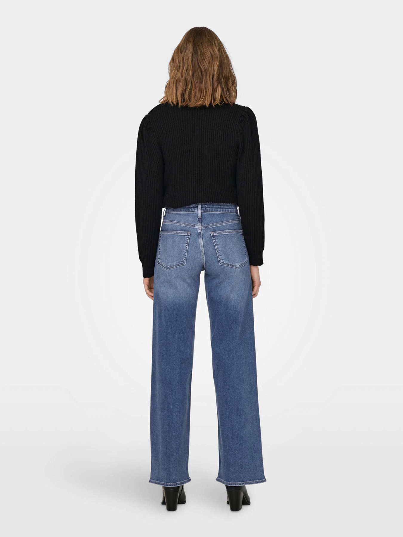 Джинси Only MADISON BLUSH HW WIDE DNM модель 15282980_Medium Blue Denim Фото