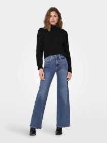Джинси Only MADISON BLUSH HW WIDE DNM модель 15282980_Medium Blue Denim Фото
