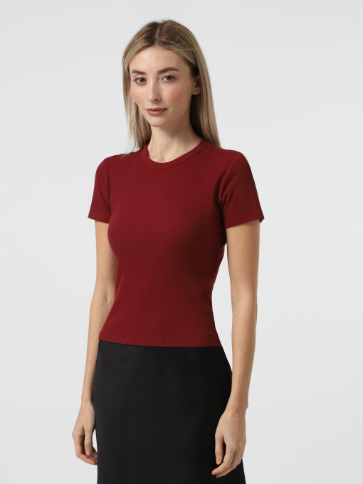 Футболки и поло Only EASY S/S O-NECK TOP модель 15330639_Cabernet Фото