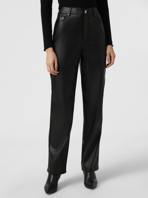 Брюки Only SADIE FAUX LEATHER PANTS модель 15349078_Black Фото